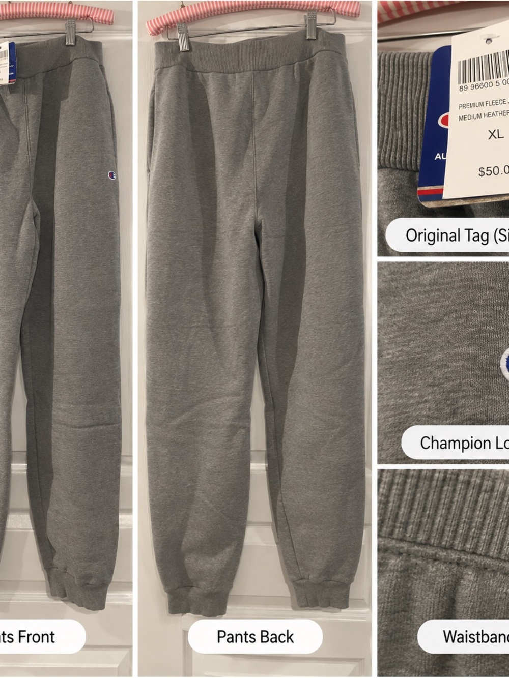 Champion Kids Heather Gray Fleece Joggers